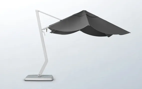 Зонт профессиональный Wing 3х3 м, тик, тортора. База и светильник в комплекте