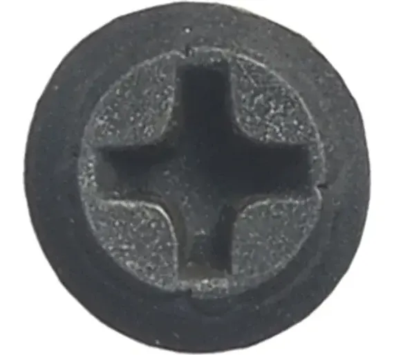 Саморез 3,5х11 оксидированный сверло частый шаг чёрный (упаковка 1000шт) 33656