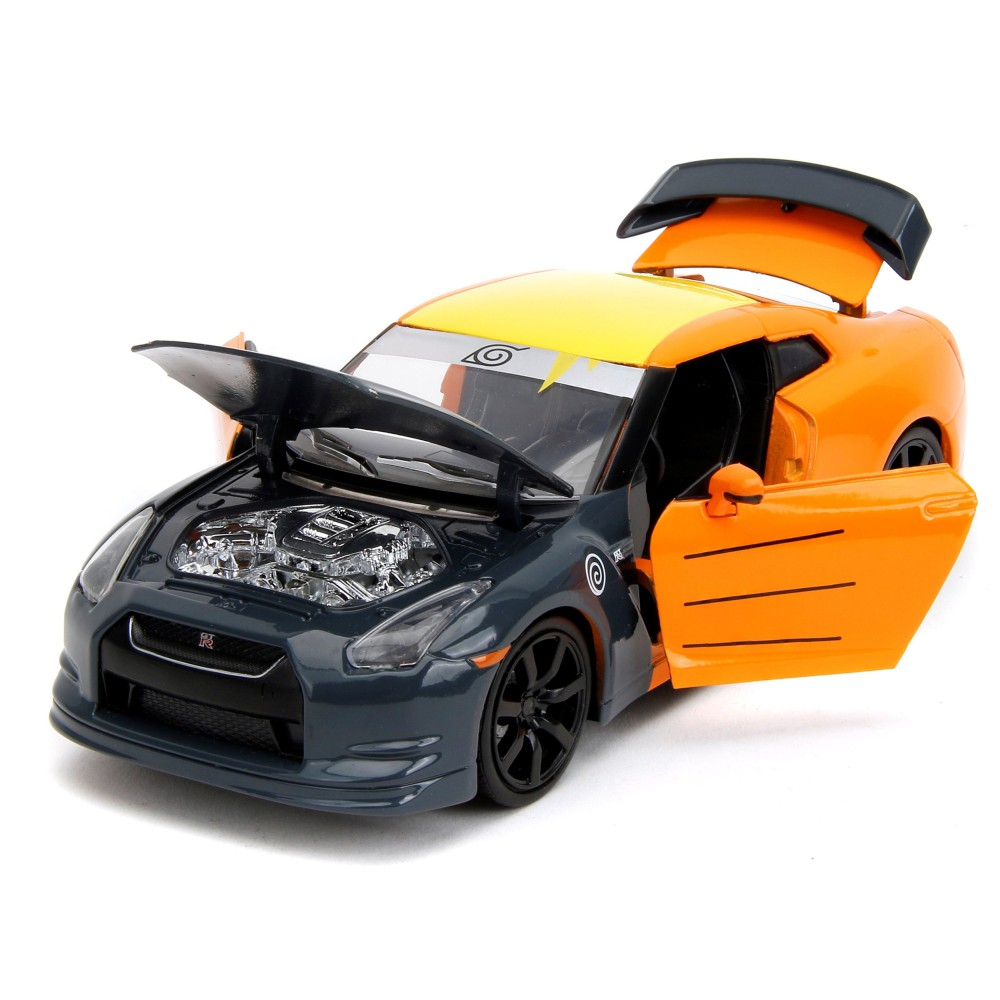 Jada Naruto - Металлическая машина 2009 Nissan GT-R + фигурка Наруто Узумаки 3255054