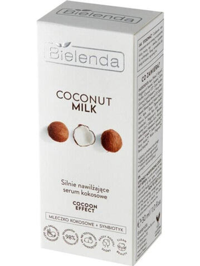 Bielenda Bielenda Coconut Milk Silnie Nawilżające Serum kokosowe Cocoon Effect 30ml
