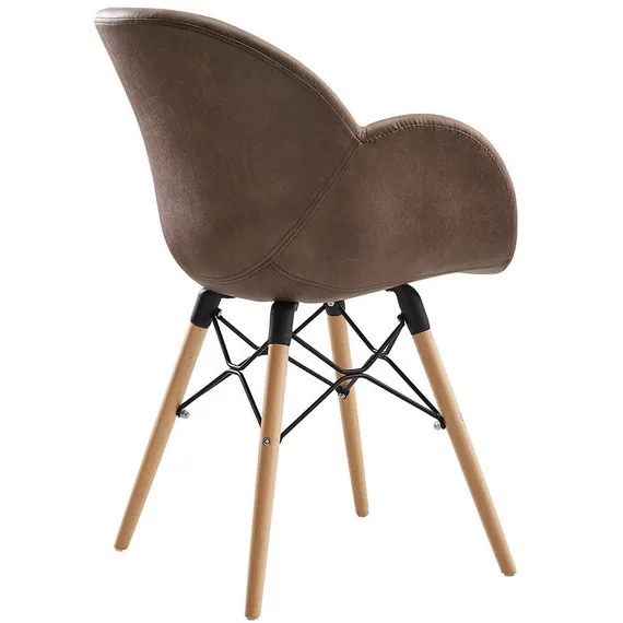 Стул Flow коричневая экокожа | Купить в Hallberg.ru