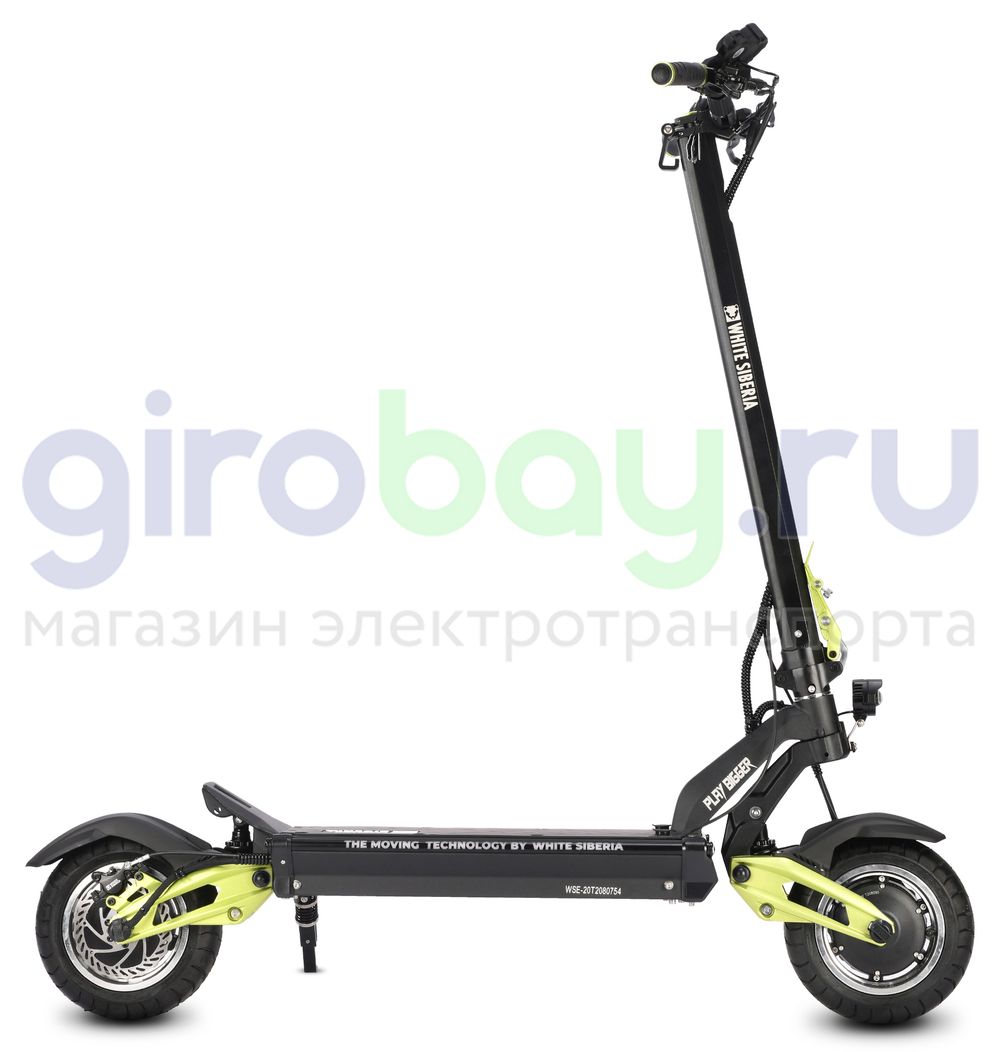Электросамокат WHITE SIBERIA NERPA PRO 3600W Elka Green (зеленый) фото 7 фото №12