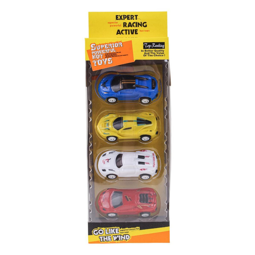 Набор машин 4шт, коробка 8809-4H