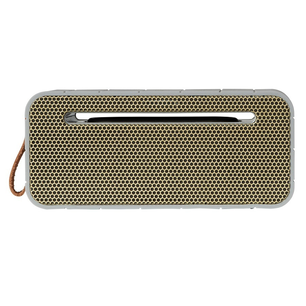 Колонка беспроводная с ремешком amove серая