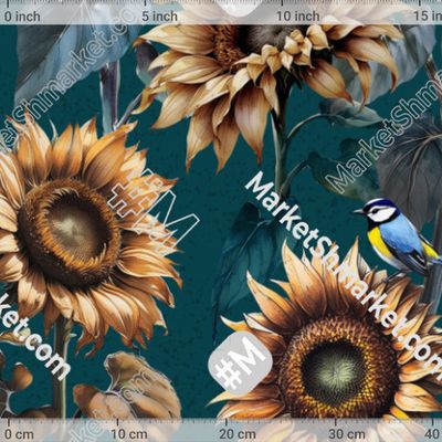 Подсолнухи by Gora-pattern 155 DPI