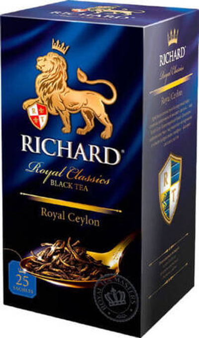 Чай черный Richard Royal Ceylon 25 пакетов.