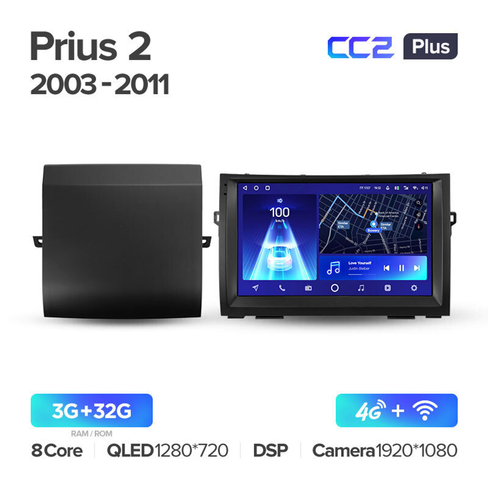 Teyes CC2 Plus 9" для Toyota Prius 2 2003-2011