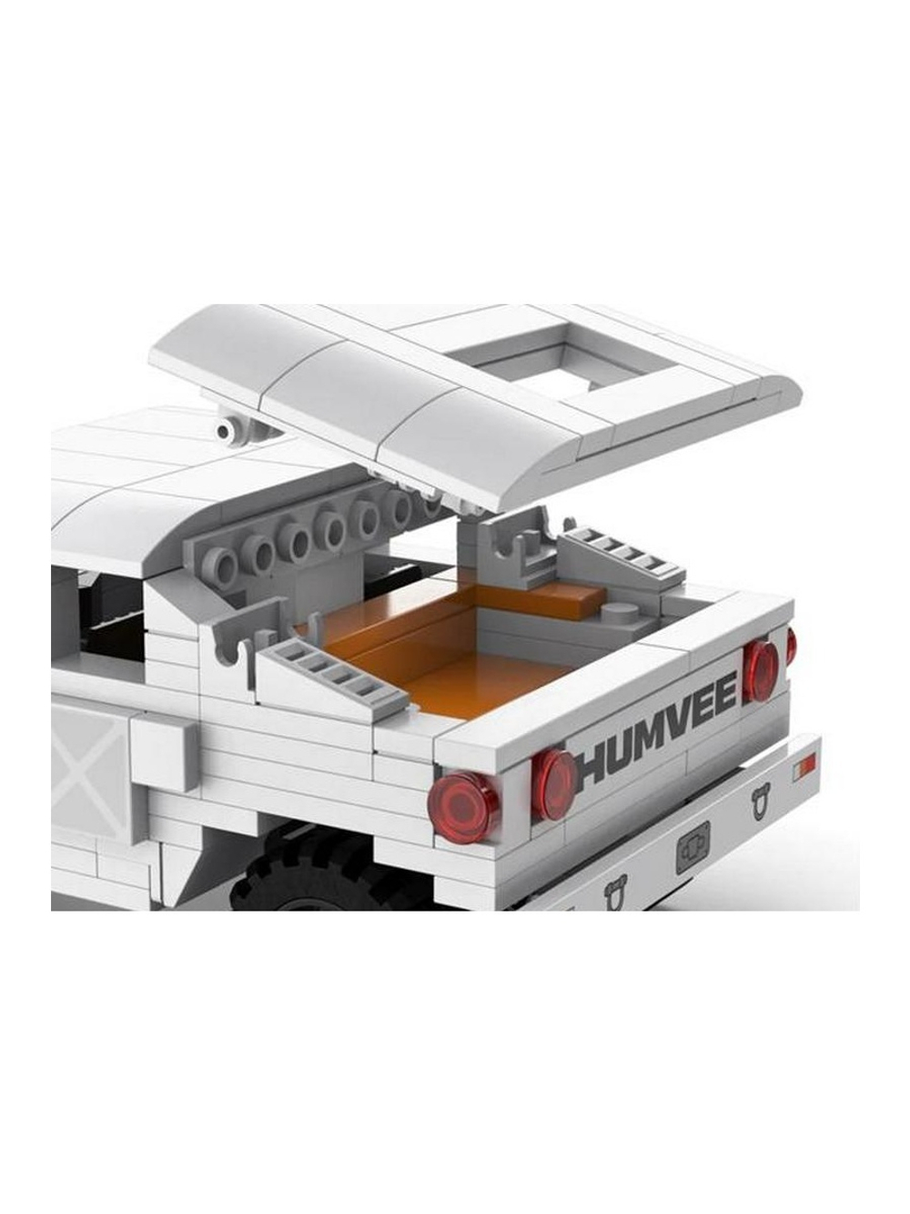 Конструктор CADA военный бронированный автомобиль HumVee (328 деталей)