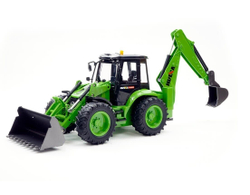 Радиоуправляемый двунаправленный экскаватор-погрузчик с дистанционным управлением 1:14 2.4Gh - HN1579