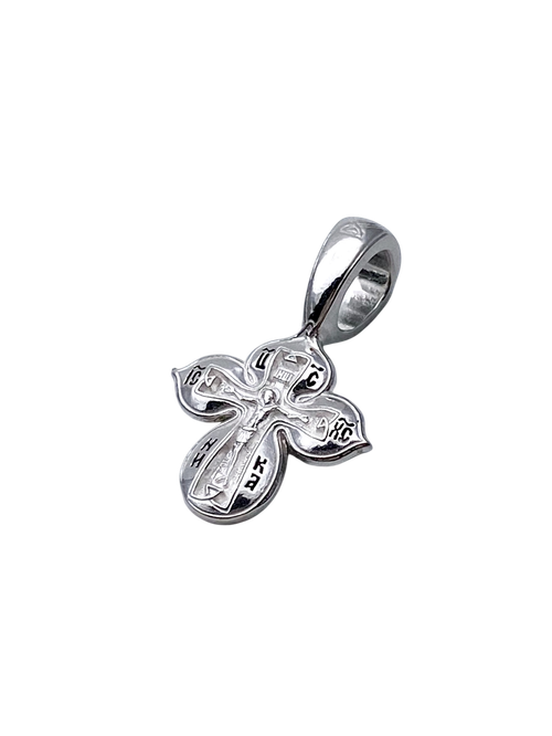 Крест из серебра/Чернение