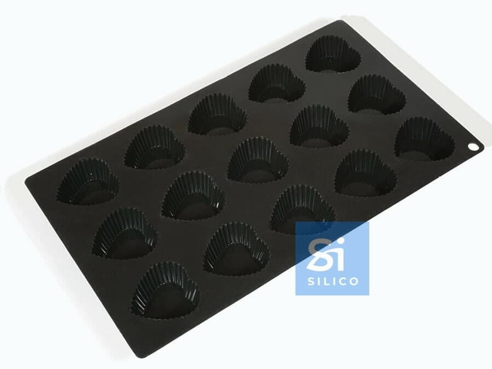 Силиконовая форма «Сердца 15 ячеек» SA2221, Silico, Россия
