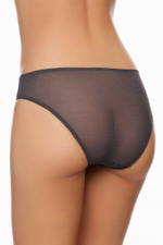 Трусы-слипы Carolyn с ажуром (Размер: 48) (Цвет: темно-серый)