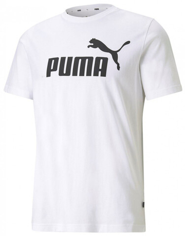 Мужская теннисная футболка Puma ESS Logo Tee - белый