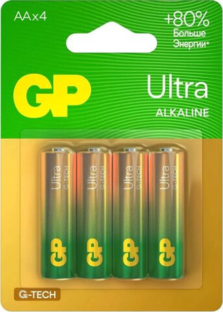 Батарейка LR-06 (АА) GP Ultra Alkaline, блистер, цена за 1 шт
