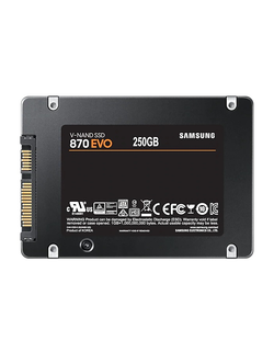 SSD 2.5" 1Tb (1000GB) Samsung SATA III 870 EVO (R560/W530MB/s) (MZ-77E1T0BW) 1year
