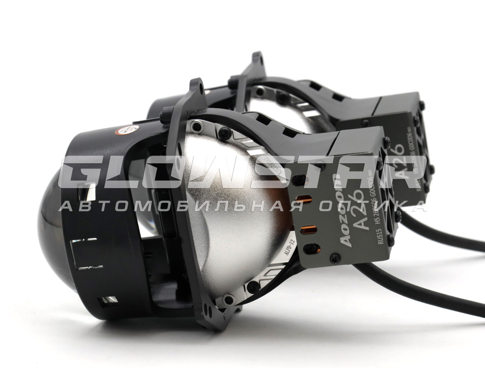 Билед модули Aozoom A26 3.0 дюйма, 12V 63/71W, 5400/5700Lm, 6000K (комплект, 2шт)