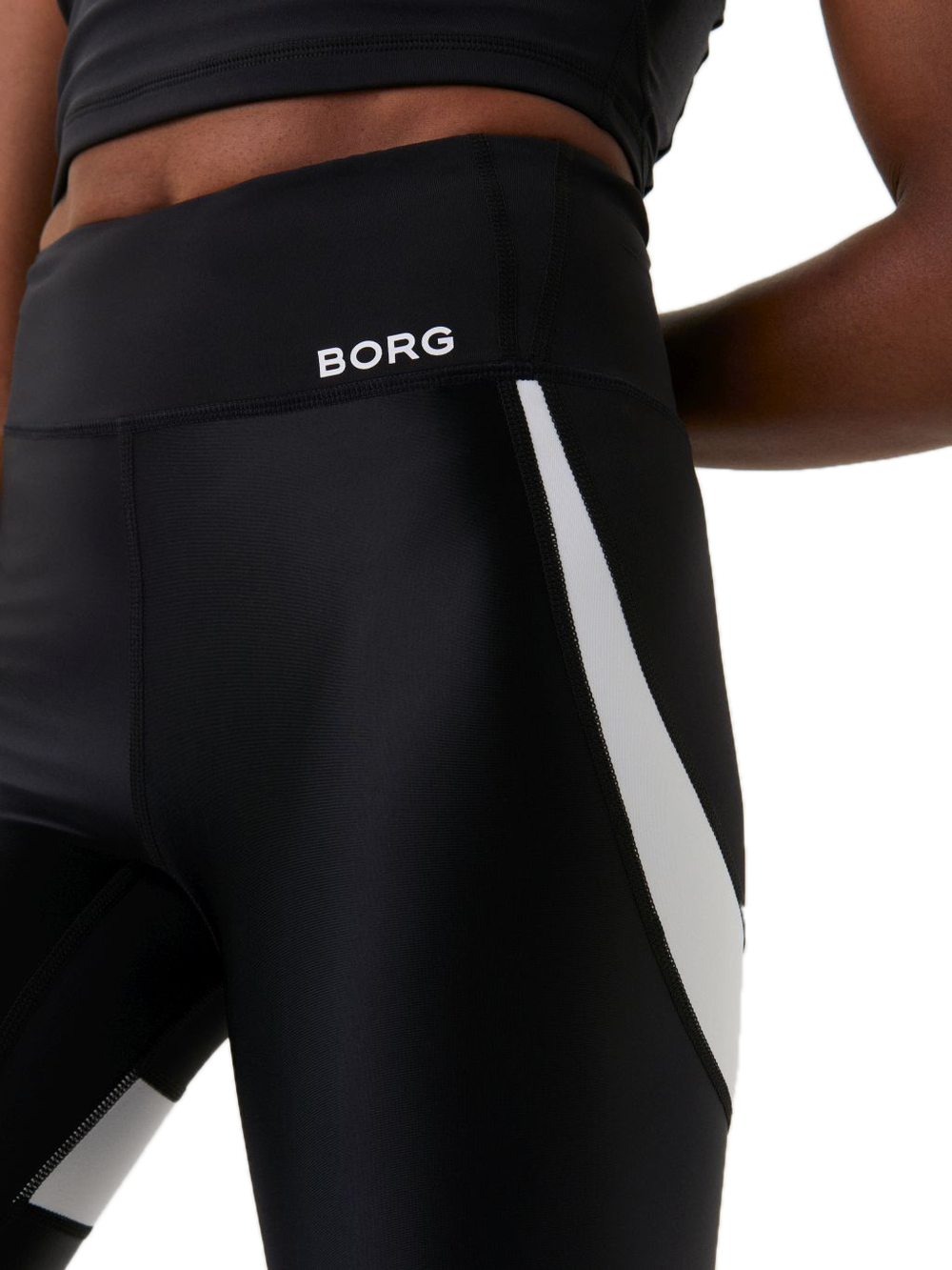 Leginsy Björn Borg High Waist Swipe Tights W - черный