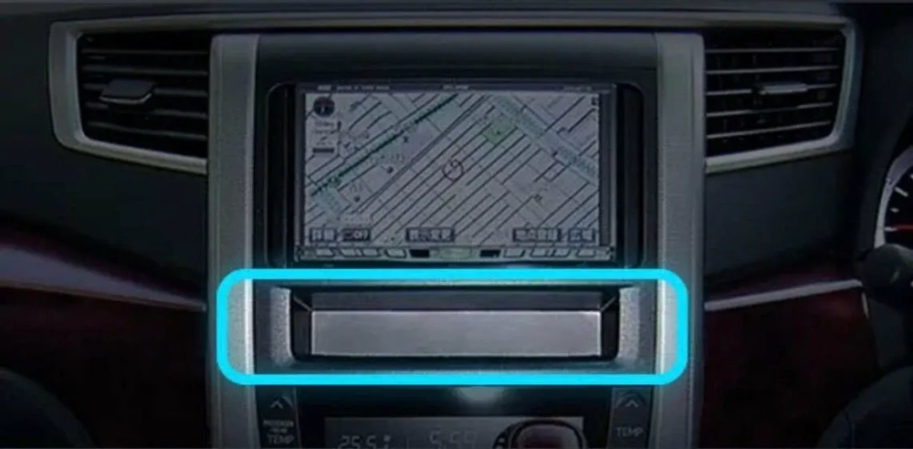 Магнитола для Toyota Alphard H20, Vellfire 2008-2014 (полочка под экраном, рамка с кнопками) - FarCar XXL9-9536K монитор 9.5" 2K QLED на Android 14, TS20, 8+256Гб, CarPlay, 4G SIM-слот