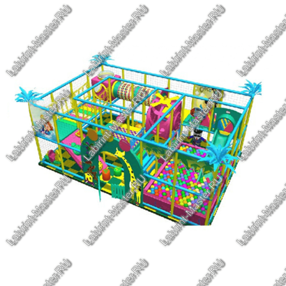 Детский игровой лабиринт "Прогулка с жирафом"