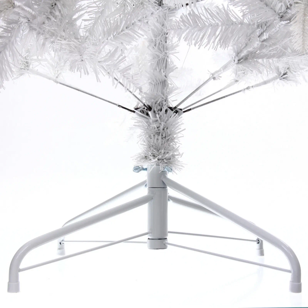 Ёлка «Мальва» 180 см, ПВХ, резина (560 веток), Белая