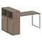 Метал Систем Стол письменный с шкафом-купе на О-образном м/к БО.РС-СШК-3.3 Т