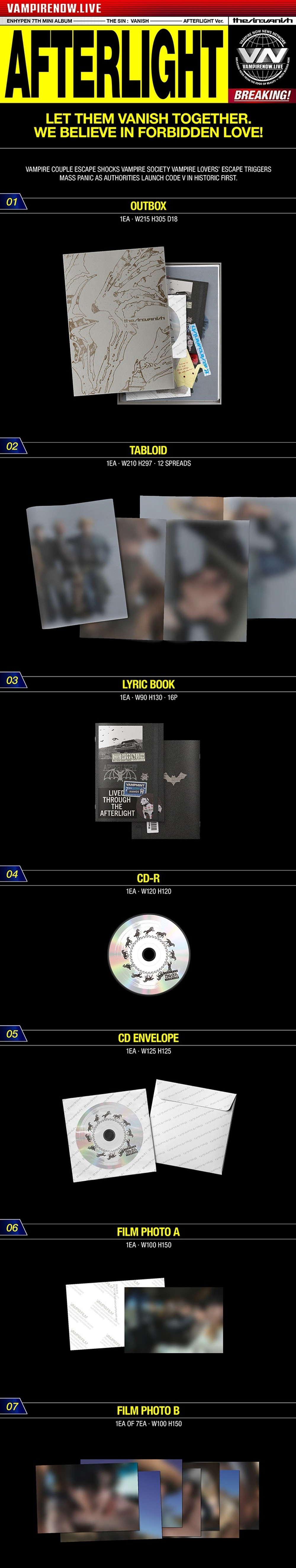 Альбом ENHYPEN - THE SIN : VANISH (LUCKY DRAW)