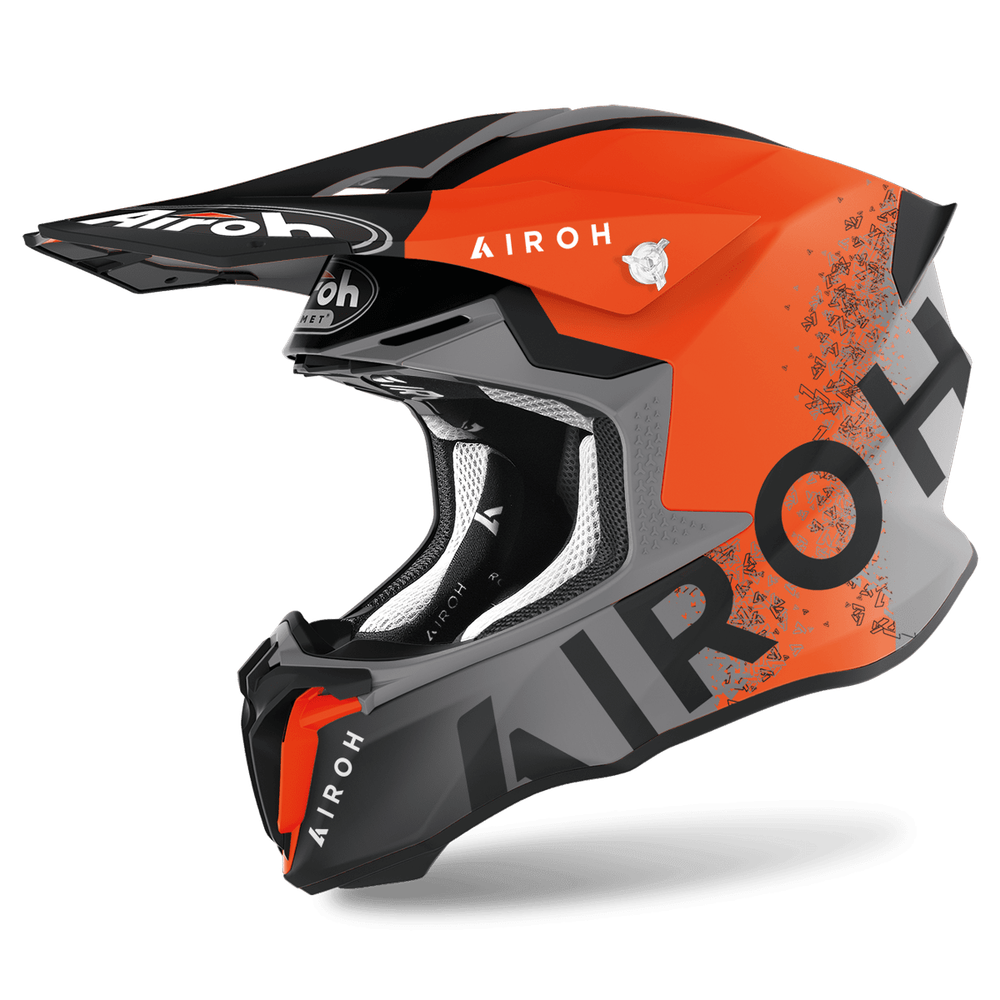 Мотошлем AIROH TWIST 2.0 BIT ORANGE MATT