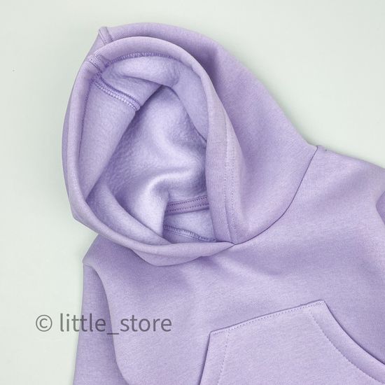 Комплект из футера с начесом "Simple" Лаванда