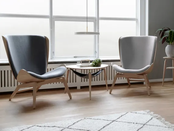 Журнальный столик Umage Hang Out, черный дуб, латунь