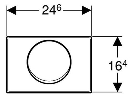 Панель смыва Geberit Mambo 115.751.00.1