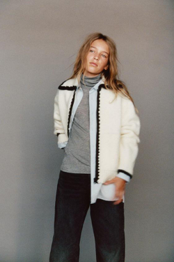 ZARA КАРДИГАН, ЭКРЮ