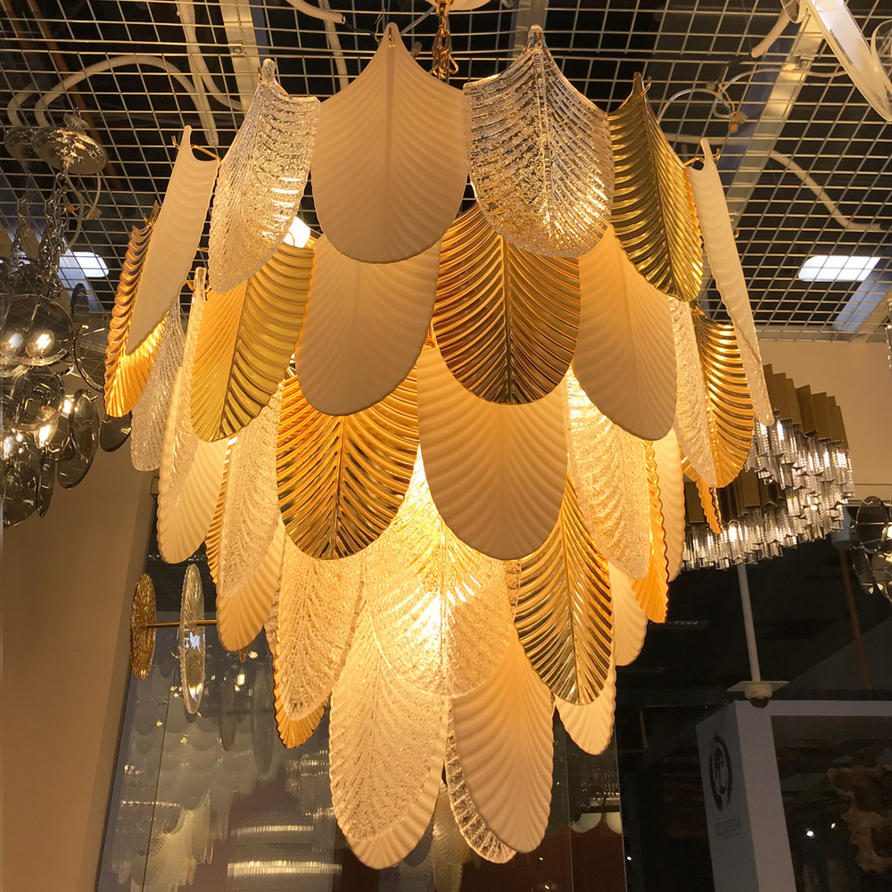 Люстра Cloyd BONGA-A C21 / Ø76 см - золото (арт.10585)