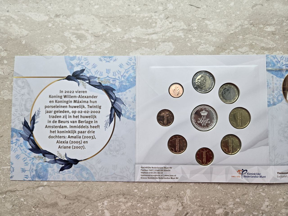 Netherlands 2022 BU Theme Set – 20 Years of Marriage: King Willem-Alexander & Queen Máxima