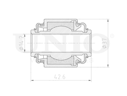 Сайлентблок задней цапфы UNIO RMP-20582