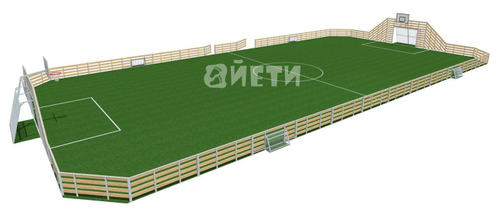 Ограждение спортивной площадки ЭКО 391005 для игры в уличный футбол