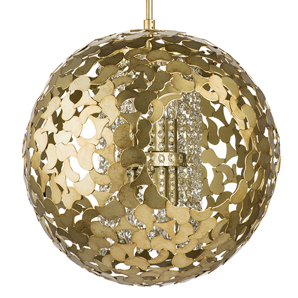 727061 Люстра VERONA 6х40W E14 ЗОЛОТО/ПРОЗРАЧНЫЙ