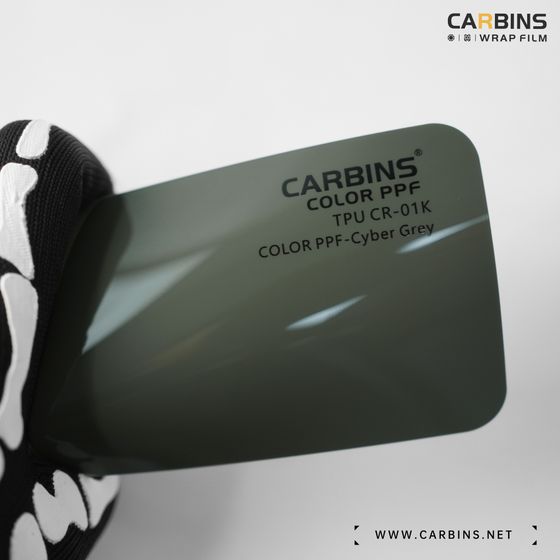 Carbins Color PPF Cyber Grey CR 01K хаки зеленая цветная полиуретановая защитная антигравийная пленка
