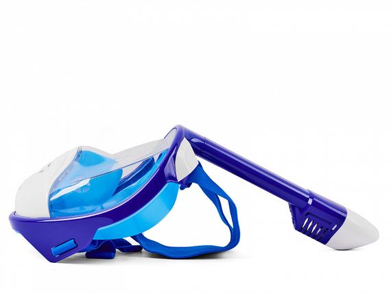 Маска полнолицевая Sargan Планета океан 2.0 синий/белый