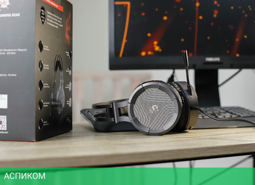 Наушники Bloody G530 черный/серый