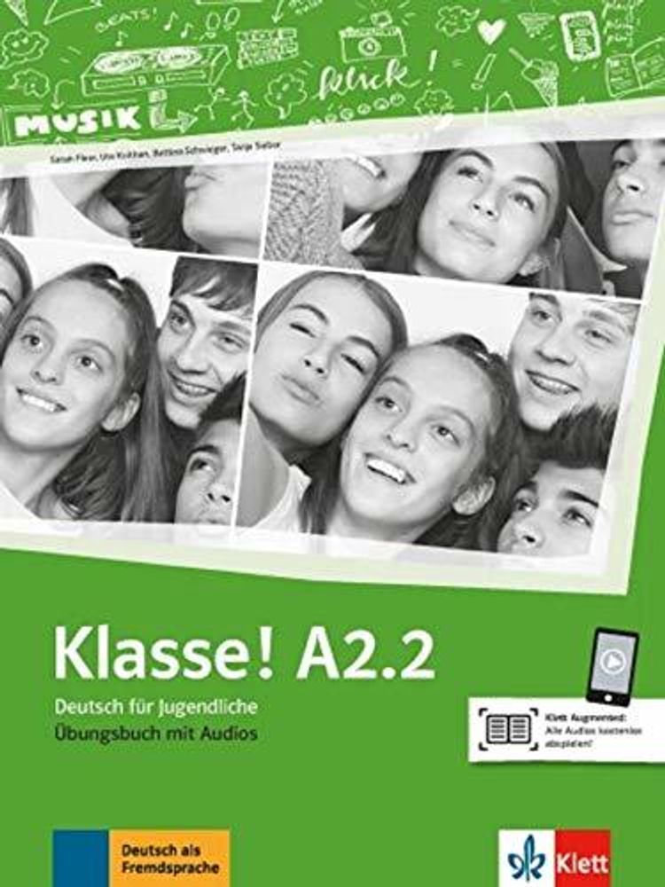 Klasse! A2.2  Uebungsbuch mit Audios online