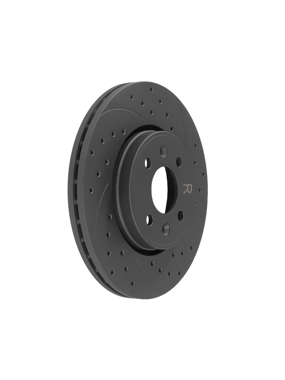 Диск тормозной передний перфорированный PRO-LINE с покрытием комплект RENAULT MEGANE II/SCENIC II /VENT.D=280MM GANZ GIJ06115S