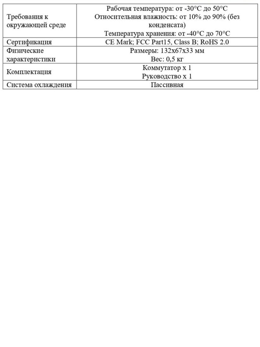 Коммутатор Optimus U1EE-4F1b/2F с питанием от HiPoE до 60Вт