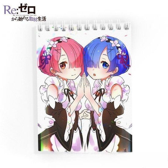 Блокнот Re:Zero Рем и Рам