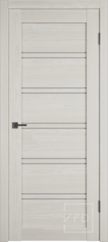 Межкомнатная дверь экошпон VFD (ВФД) Atum Pro 28 Arctic Oak стекло White Cloud
