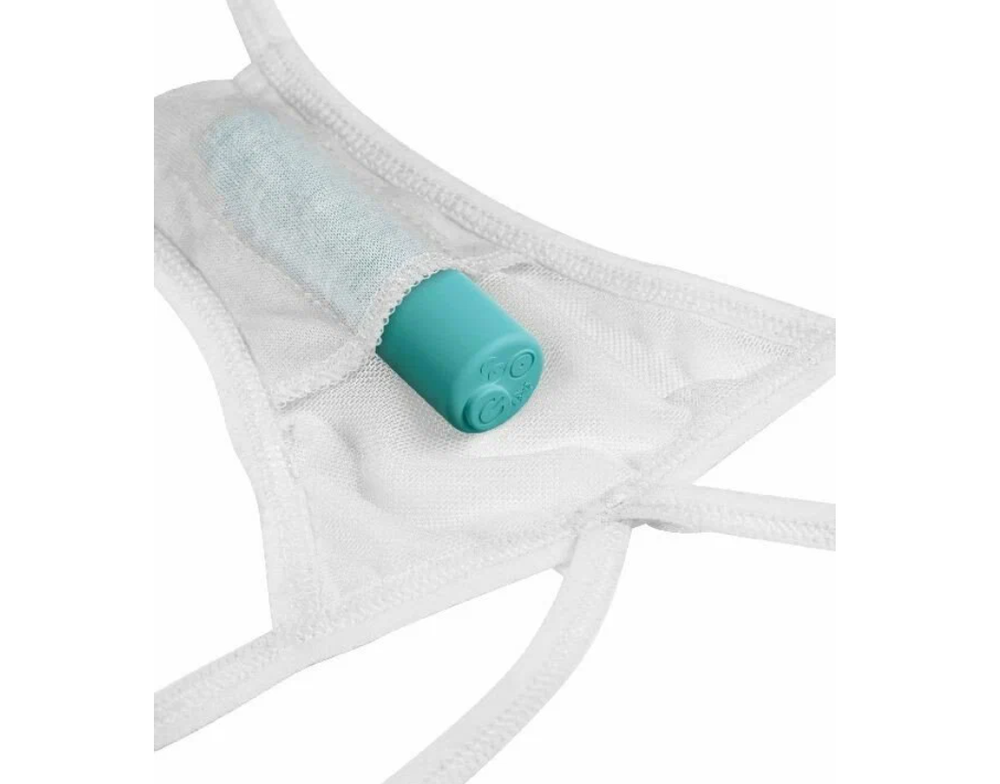 Анальная пробка с вибрацией и трусиками «Hookup Panties Bow-Tie G-String»