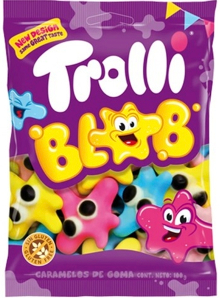Мармелад жев."Кляксы" 100гр /TROLLI/Испания
