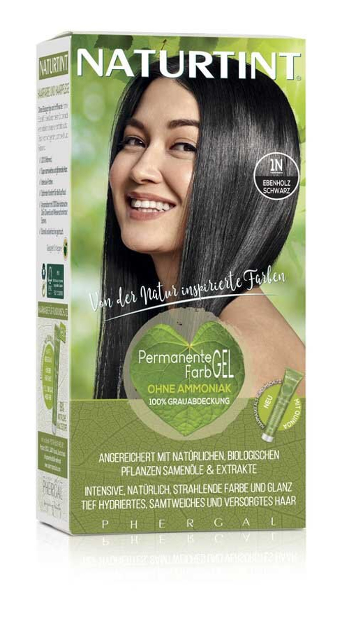Цвет волос Naturtint 1N Эбеново-черный, 165 мл