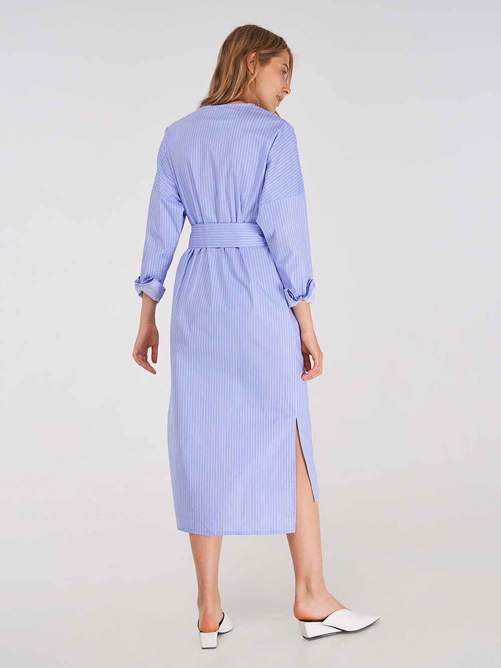 Платье Kimono Stripe Blue