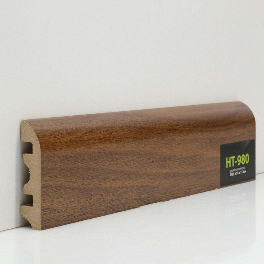 Плинтус напольный FloorWay НТ - 980 Орех американский
