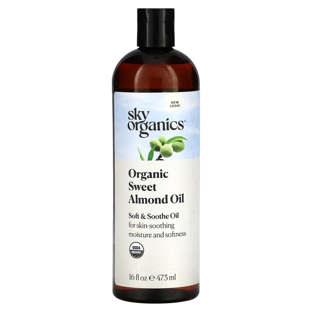 Sky Organics, органическое масло сладкого миндаля, 473 мл (16 жидк. унций)